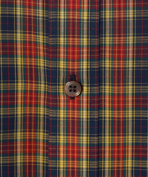 Camoshita(カモシタ)の「<Camoshita> タータンチェック バンドカラーシャツ(シャツ/ブラウス・メンズ・ネイビー・S/M/L)」の6枚目の写真