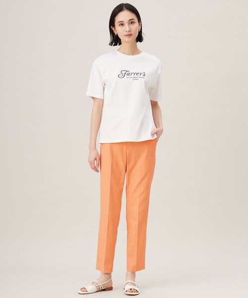 自由区(ジユウク)の「グラフィックロゴ Tシャツ(Tシャツ/カットソー・レディース・アイボリー系/ブラック系・32)」の5枚目の写真