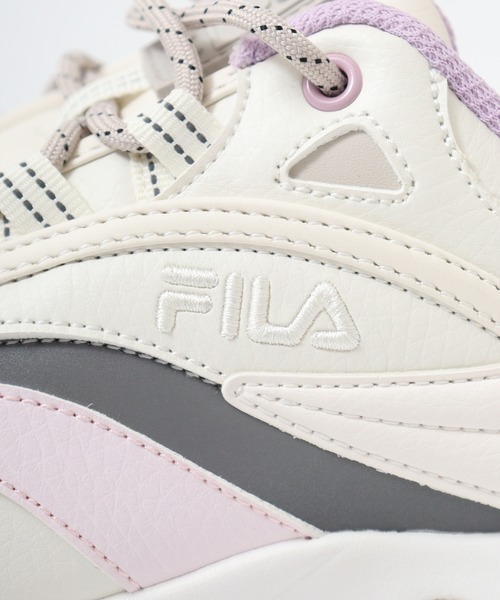 FILA(フィラ)の「FILA PROMENADE PINK BLOSSOM/プロムナード ピンク ブロッサム 厚底スニーカー(スニーカー・レディース・ホワイト・26/25/24.5/23.5/23/24/27)」の9枚目の写真