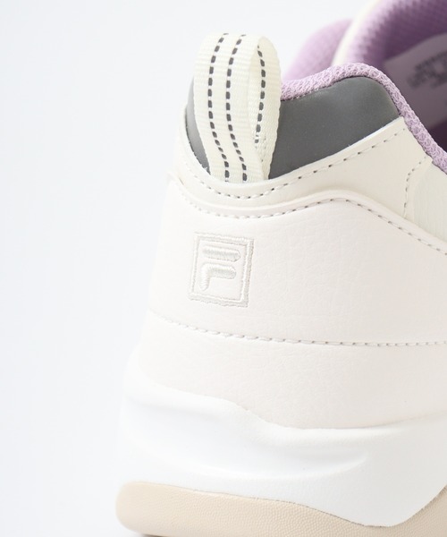 FILA(フィラ)の「FILA PROMENADE PINK BLOSSOM/プロムナード ピンク ブロッサム 厚底スニーカー(スニーカー・レディース・ホワイト・26/25/24.5/23.5/23/24/27)」の6枚目の写真