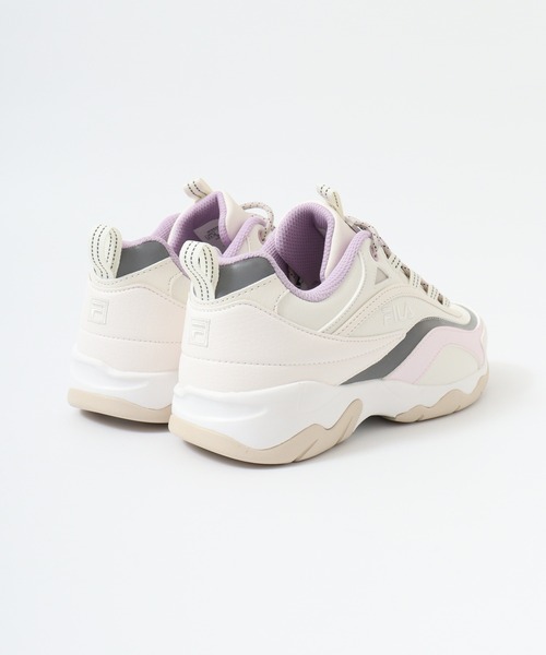 FILA(フィラ)の「FILA PROMENADE PINK BLOSSOM/プロムナード ピンク ブロッサム 厚底スニーカー(スニーカー・レディース・ホワイト・26/25/24.5/23.5/23/24/27)」の5枚目の写真
