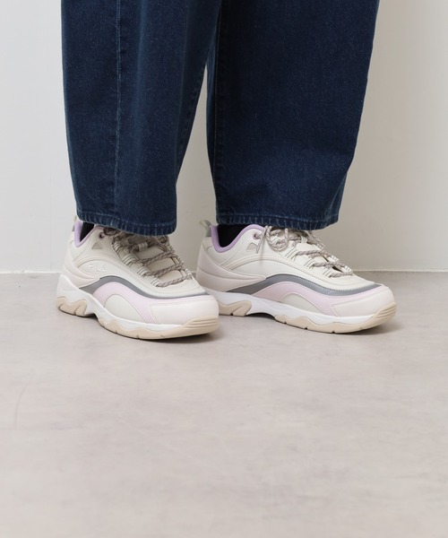 FILA(フィラ)の「FILA PROMENADE PINK BLOSSOM/プロムナード ピンク ブロッサム 厚底スニーカー(スニーカー・レディース・ホワイト・26/25/24.5/23.5/23/24/27)」の14枚目の写真