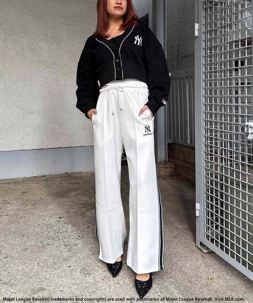 BACK TO THE FIELD（バック トゥー ザ フィールド）の「【MLB】刺繍ロゴウエストデザイントラックパンツ（その他パンツ・レディース・ブラック/ホワイト/ブルー・FREE）」の10枚目の写真