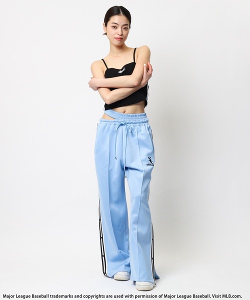 BACK TO THE FIELD（バック トゥー ザ フィールド）の「【MLB】刺繍ロゴウエストデザイントラックパンツ（その他パンツ・レディース・ブラック/ホワイト/ブルー・FREE）」の16枚目の写真