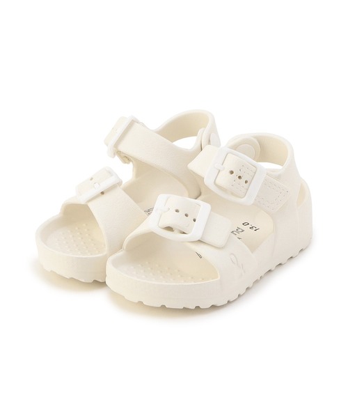 F.O.KIDS（エフオーキッズ）の「F.O.KIDS/エフオーキッズ EVAサンダル（サンダル・キッズ・ピンク/マルチ/アイボリー/ブラック/ベージュ/グレー/ライム・19/18/20/21）」の4枚目の写真