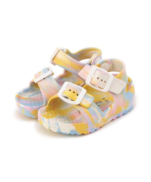 F.O.KIDS（エフオーキッズ）の「F.O.KIDS/エフオーキッズ EVAサンダル（サンダル・キッズ・ピンク/マルチ/アイボリー/ブラック/ベージュ/グレー/ライム・19/18/20/21）」の7枚目の写真