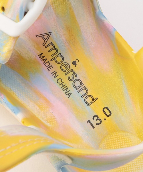 F.O.KIDS（エフオーキッズ）の「F.O.KIDS/エフオーキッズ EVAサンダル（サンダル・キッズ・ピンク/マルチ/アイボリー/ブラック/ベージュ/グレー/ライム・19/18/20/21）」の11枚目の写真