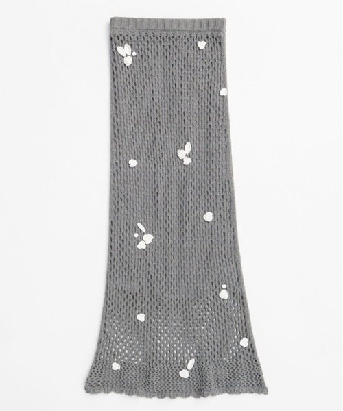 MAISON SPECIAL(メゾンスペシャル)の「Motif Skirt/モチーフスカート■セットアップ対応■(スカート・レディース・ホワイト/グレー・38/36)」の13枚目の写真