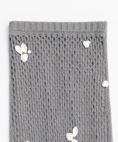 MAISON SPECIAL(メゾンスペシャル)の「Motif Skirt/モチーフスカート■セットアップ対応■(スカート・レディース・ホワイト/グレー・38/36)」の14枚目の写真