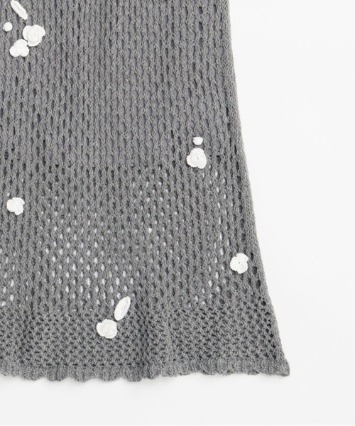 MAISON SPECIAL(メゾンスペシャル)の「Motif Skirt/モチーフスカート■セットアップ対応■(スカート・レディース・ホワイト/グレー・38/36)」の15枚目の写真