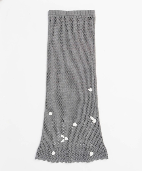 MAISON SPECIAL(メゾンスペシャル)の「Motif Skirt/モチーフスカート■セットアップ対応■(スカート・レディース・ホワイト/グレー・38/36)」の17枚目の写真