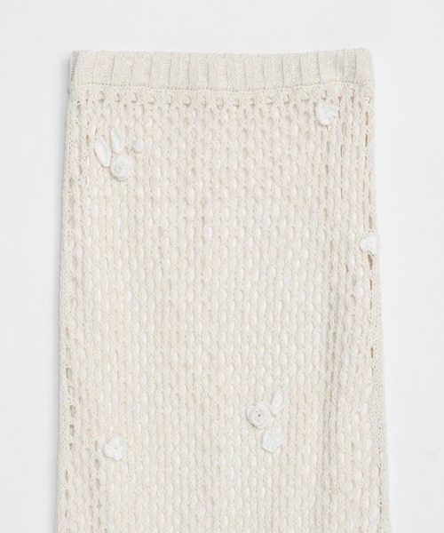 MAISON SPECIAL(メゾンスペシャル)の「Motif Skirt/モチーフスカート■セットアップ対応■(スカート・レディース・ホワイト/グレー・38/36)」の19枚目の写真