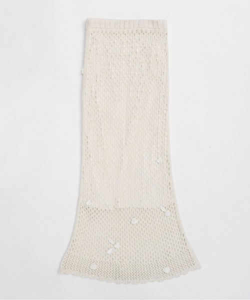 MAISON SPECIAL(メゾンスペシャル)の「Motif Skirt/モチーフスカート■セットアップ対応■(スカート・レディース・ホワイト/グレー・38/36)」の21枚目の写真