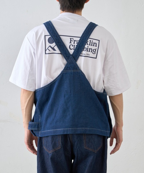 Franklin Climbing（フランクリンクライミング）の「【Franklin climbing】CLIM ヴィンテージデニムベスト（ベスト・メンズ・ブルー/ネイビー・MEDIUM/LARGE/X-LARGE）」の3枚目の写真
