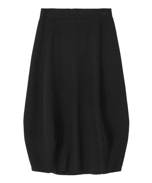 ZUCCa(ズッカ)の「ホールドットニット / ニットスカート / (O)(スカート・レディース・ブラック/グレー/カーキ・M size)」の2枚目の写真