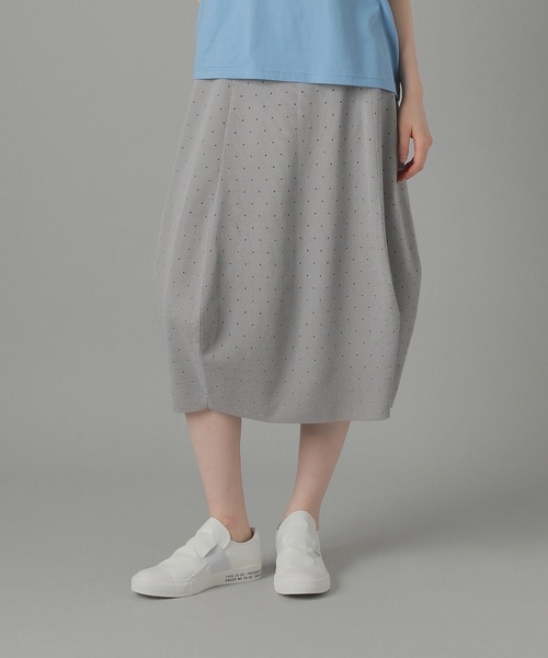 ZUCCa(ズッカ)の「ホールドットニット / ニットスカート / (O)(スカート・レディース・ブラック/グレー/カーキ・M size)」の6枚目の写真