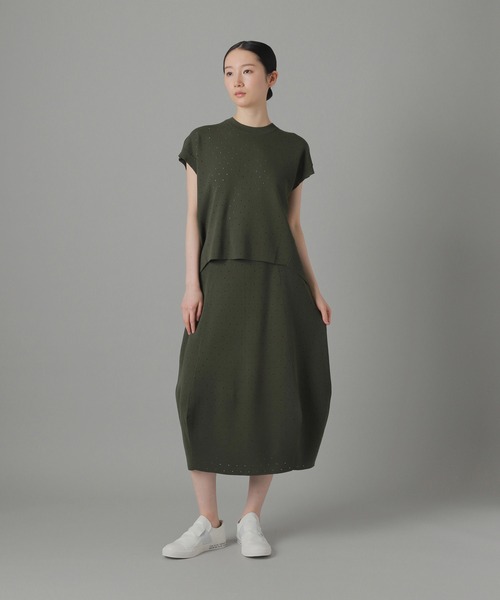 ZUCCa(ズッカ)の「ホールドットニット / ニットスカート / (O)(スカート・レディース・ブラック/グレー/カーキ・M size)」の11枚目の写真