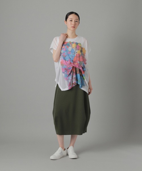 ZUCCa(ズッカ)の「ホールドットニット / ニットスカート / (O)(スカート・レディース・ブラック/グレー/カーキ・M size)」の12枚目の写真