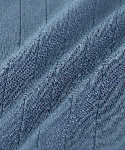 le.coeur blanc（ルクールブラン）の「《手洗い可能》シアーワイドリブラメVカーディガン（カーディガン/ボレロ・レディース・ネイビー/ベージュ/グレイッシュベージュ/ブルー・38）」の22枚目の写真