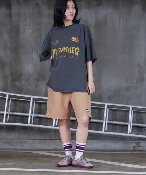 THRASHER(スラッシャー)の「Diamond Logo SHORTS / スラッシャーダイヤモンドロゴショーツ(その他パンツ・メンズ・ベージュ/ミント/ブラック・LARGE/X-LARGE/MEDIUM)」の5枚目の写真
