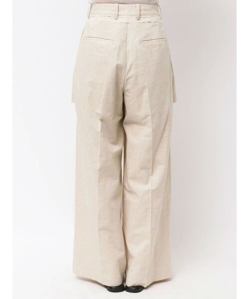Htage(テージ)の「【Htage】サイドデザインリネン混タックパンツ(その他パンツ・レディース・アイボリー/ネイビー・SMALL/MEDIUM)」の20枚目の写真