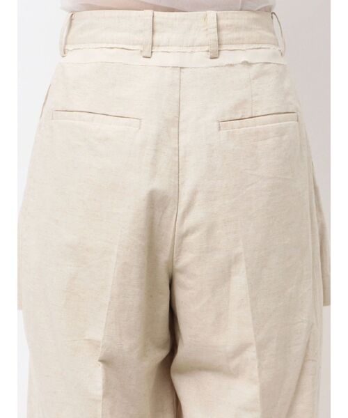 Htage(テージ)の「【Htage】サイドデザインリネン混タックパンツ(その他パンツ・レディース・アイボリー/ネイビー・SMALL/MEDIUM)」の21枚目の写真