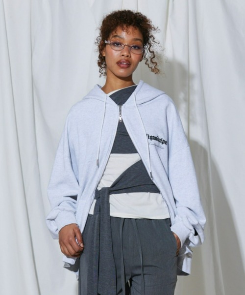 FIG&VIPER（フィグアンドバイパー）の「LOGO BIGフーディ（パーカー・レディース・カーキ/アイボリー/ブラック・FREE）」の21枚目の写真