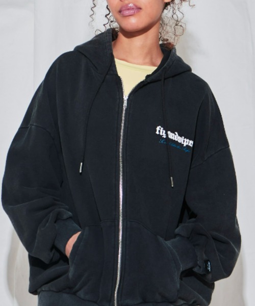 FIG&VIPER（フィグアンドバイパー）の「LOGO BIGフーディ（パーカー・レディース・カーキ/アイボリー/ブラック・FREE）」の13枚目の写真