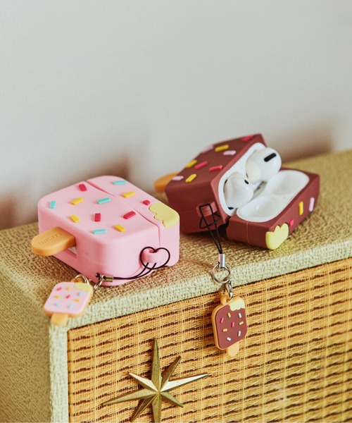 セール】オリジナルアイスAirPods proケース（ヘッドフォン