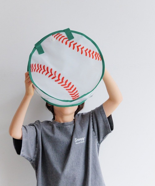 BAYFLOW（ベイフロー）の「[汚れ・水濡れに強い!]ボールプールバッグ [33cm×33cm](KIDS)（トートバッグ・キッズ・ホワイト/ブラック/オレンジ・FREE）」の6枚目の写真