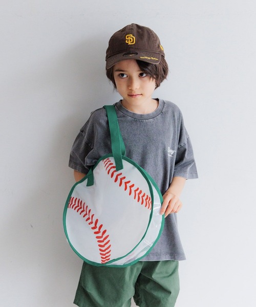BAYFLOW（ベイフロー）の「[汚れ・水濡れに強い!]ボールプールバッグ [33cm×33cm](KIDS)（トートバッグ・キッズ・ホワイト/ブラック/オレンジ・FREE）」の8枚目の写真