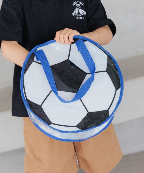 BAYFLOW（ベイフロー）の「[汚れ・水濡れに強い!]ボールプールバッグ [33cm×33cm](KIDS)（トートバッグ・キッズ・ホワイト/ブラック/オレンジ・FREE）」の11枚目の写真