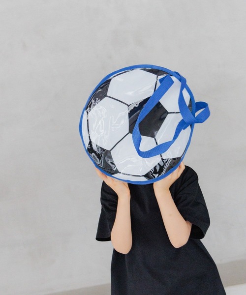BAYFLOW（ベイフロー）の「[汚れ・水濡れに強い!]ボールプールバッグ [33cm×33cm](KIDS)（トートバッグ・キッズ・ホワイト/ブラック/オレンジ・FREE）」の13枚目の写真