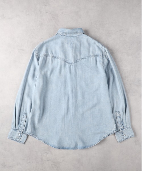 Levi's（リーバイス）の「【Levi's】ウエスタンシャツ（シャツ/ブラウス・レディース・ライトインディゴブルー・L/M/S）」の7枚目の写真