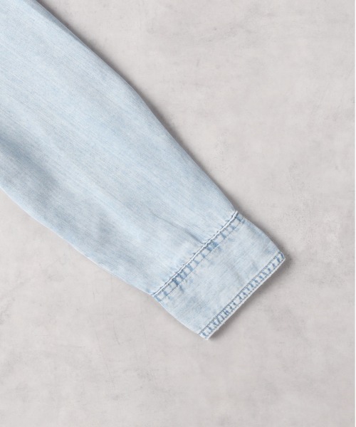 Levi's（リーバイス）の「【Levi's】ウエスタンシャツ（シャツ/ブラウス・レディース・ライトインディゴブルー・L/M/S）」の8枚目の写真