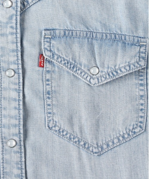 Levi's（リーバイス）の「【Levi's】ウエスタンシャツ（シャツ/ブラウス・レディース・ライトインディゴブルー・L/M/S）」の13枚目の写真