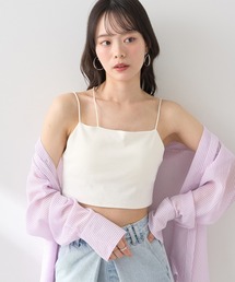 earth music&ecology | アシメショルダーショートキャミソール(キャミソール)