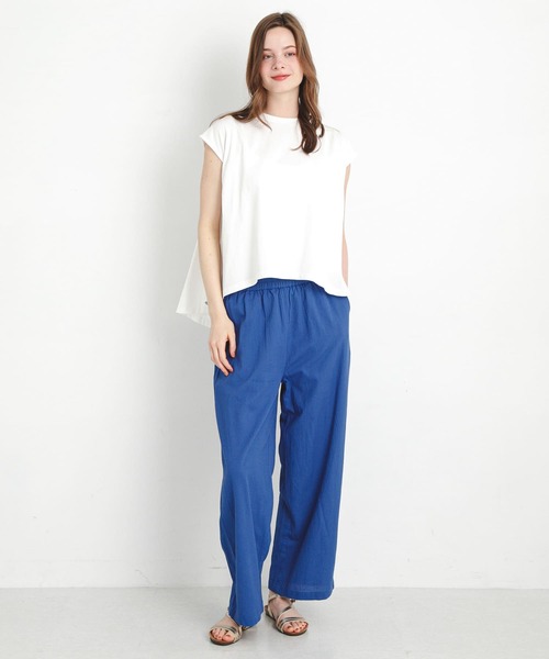 URBAN RESEARCH Sonny Label(アーバンリサーチサニーレーベル)の「『WEB限定』吸水速乾クールタッチバックフレアプルオーバー(Tシャツ/カットソー・レディース・グレー系その他/ピンク/オフホワイト/ブラック・FREE)」の12枚目の写真