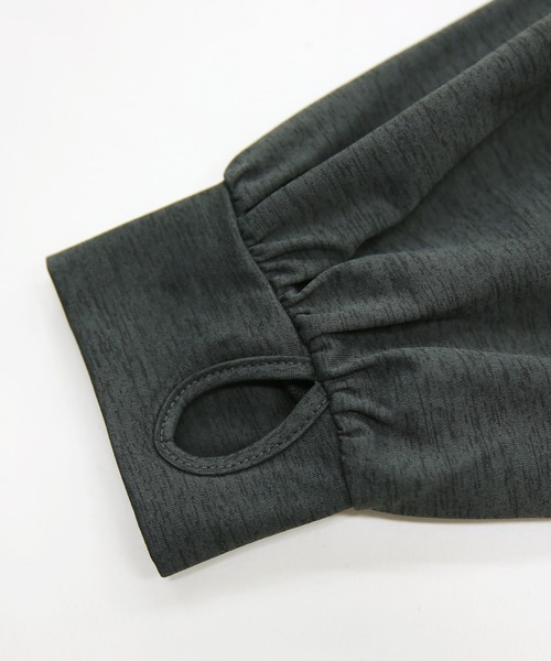 and it_（アンドイット）の「UVカット&ドライタッチ接触冷感ロングパーカー（パーカー・レディース・オフホワイト/チャコール/ブラック・M-L）」の21枚目の写真