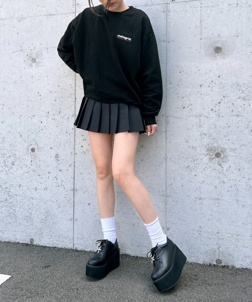 attagirl(アタガール)の「厚底レースアップシューズ(スリッポン・レディース・ブラック・S/M/L/LL)」の10枚目の写真