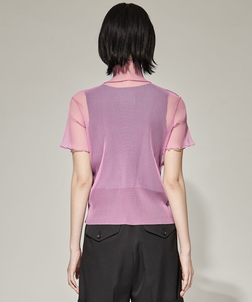 kotohayokozawa/コトハヨコザワ】SHEER LAYERED SHORT SLEEVE