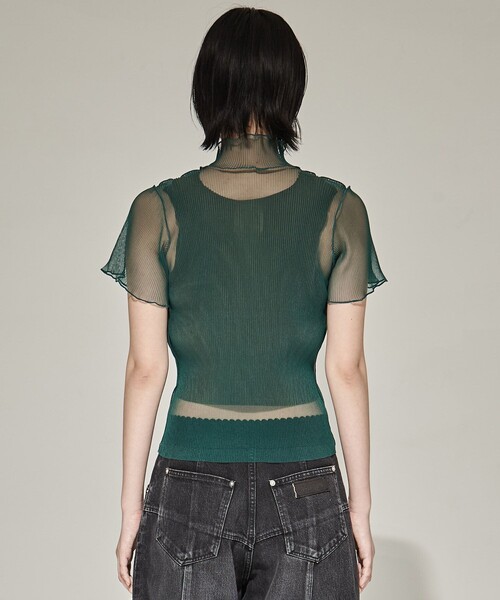 セール】【kotohayokozawa/コトハヨコザワ】SHEER LAYERED SHORT