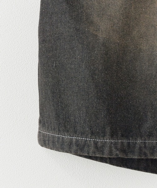 ROOPTOKYO（ループトウキョウ）の「【60%OFF】ダブルニーショーツ（デニムパンツ・メンズ・ブラック/ブルー・M/L）」の5枚目の写真