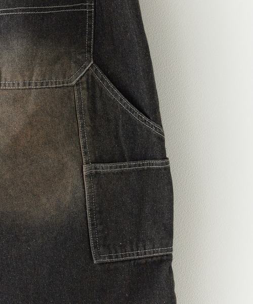 ROOPTOKYO（ループトウキョウ）の「【60%OFF】ダブルニーショーツ（デニムパンツ・メンズ・ブラック/ブルー・M/L）」の7枚目の写真