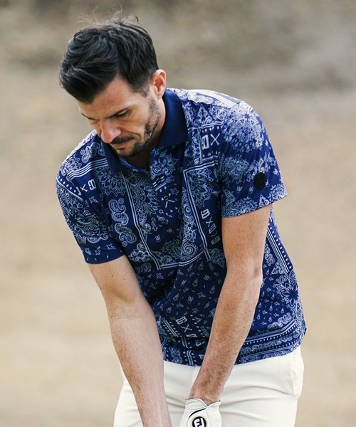 Joker Brand ペイズリーPoloシャツ Joker Brand ペイズリーPoloシャツ - メルカリ