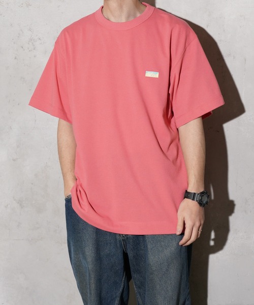 Tシャツ・カットソー LOGO EMBROIDERY T-SHIRT T-ADJUST-SLITS-R17 T-shirt with tonal logo embroidery