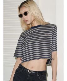 tシャツ 「VEQUM」HIGH GAUGE BORDER T SHIRT レディース VEQUM tシャツ 「VEQUM」HIGH GAUGE BORDER T SHIRT レディース