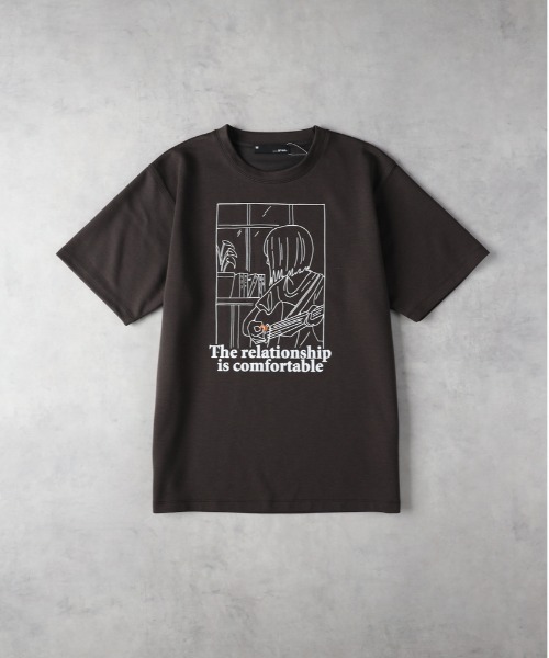 Right-on（ライトオン）の「Other(ソノタ)【メンズ】ガールプリント＆刺繍Ｔシャツ（Tシャツ/カットソー・メンズ・ダークグレー/ホワイト/ライトグレー・M/XL/L）」の9枚目の写真