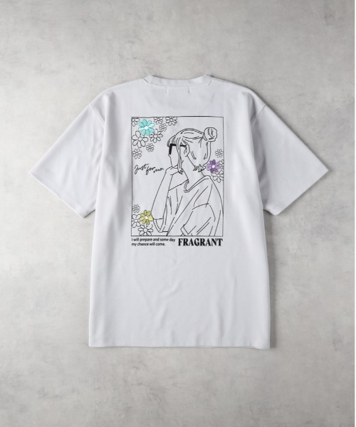 Right-on（ライトオン）の「Other(ソノタ)【メンズ】ガールプリント＆刺繍Ｔシャツ（Tシャツ/カットソー・メンズ・ダークグレー/ホワイト/ライトグレー・M/XL/L）」の12枚目の写真