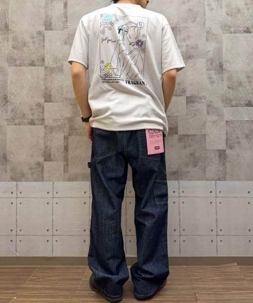Right-on（ライトオン）の「Other(ソノタ)【メンズ】ガールプリント＆刺繍Ｔシャツ（Tシャツ/カットソー・メンズ・ダークグレー/ホワイト/ライトグレー・M/XL/L）」の22枚目の写真